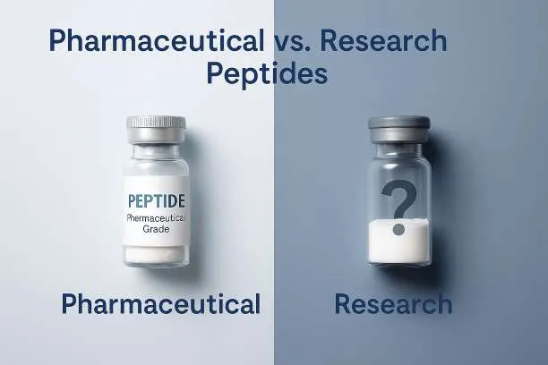 Research peptide products versus prescription drug concept in Canada
research peptides vs prescription drugs Canada
